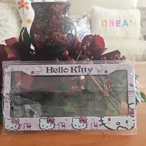 Hello Kitty License Plate Frame Front And Back.